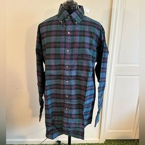 McGregor Multicolor Plaid Button-Down Shirt Big & Tall LT